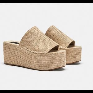 Zara Woven Platforms